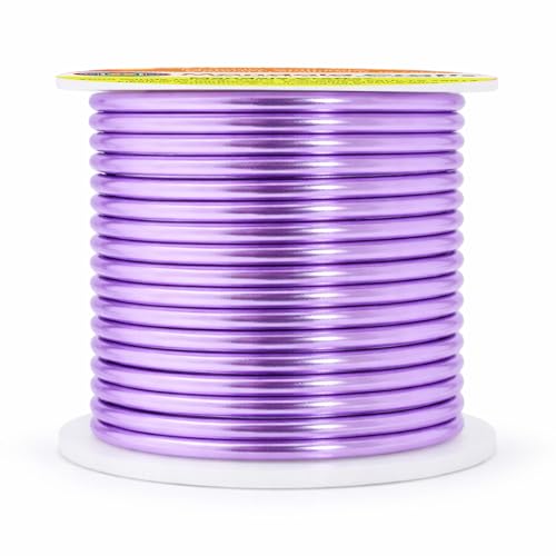8 Gauge Lavender Anodized Aluminum Craft Wire