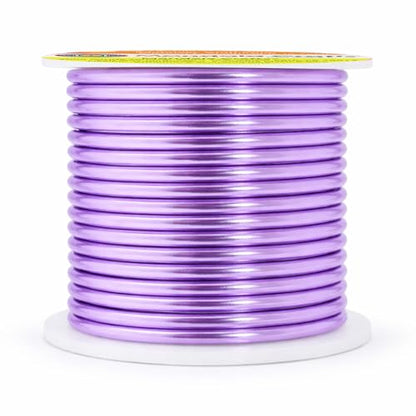 8 Gauge Lavender Anodized Aluminum Craft Wire
