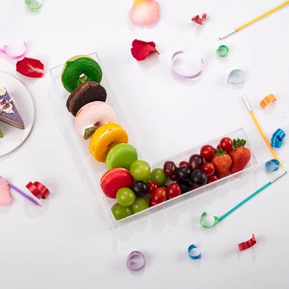 11" Clear Acrylic Letter & Number Charcuterie Tray