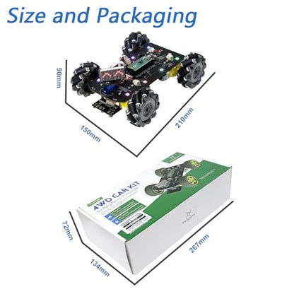 Mecanum Wheel Car Kit for Raspberry Pi Pico