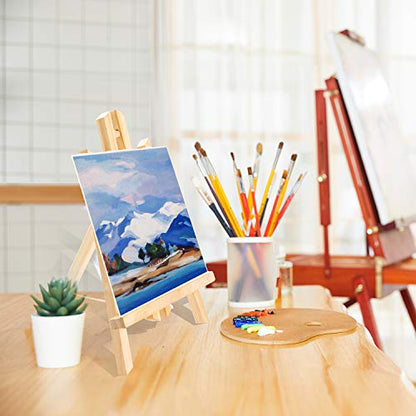 20Pack 11.8in Wood Easels (20 Count)