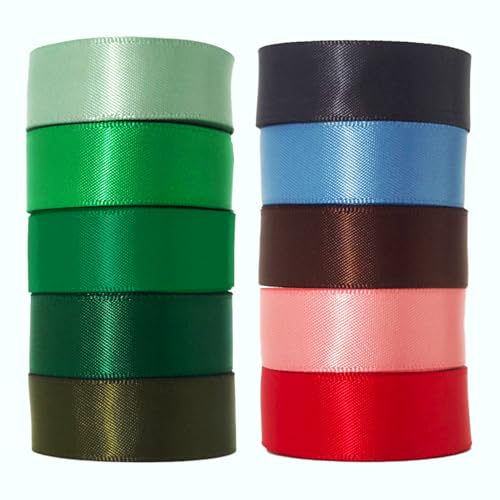 Green Satin Ribbon 1 Inch (150 Foot)