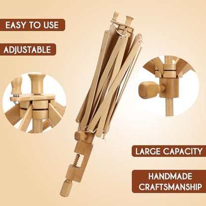 Wooden Umbrella Yarn Swift for Knitting & Crochet