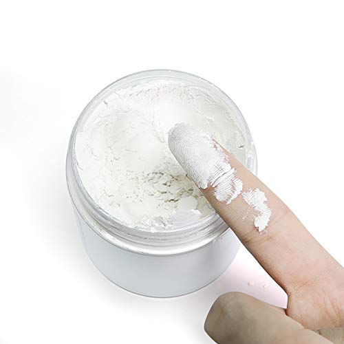 Pearl Sliver White Mica Powder for Epoxy Resin 3.5 oz (3.5 Ounce)