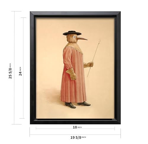 Vintage Plague Doctor Canvas