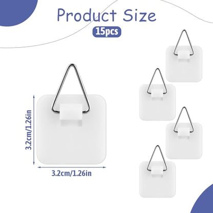 15PCS Adhesive Picture Hanger