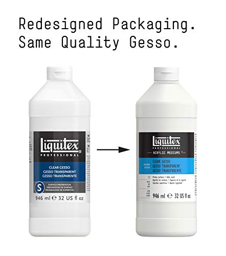 Professional Gesso Surface Prep Medium (32 Fl Oz)