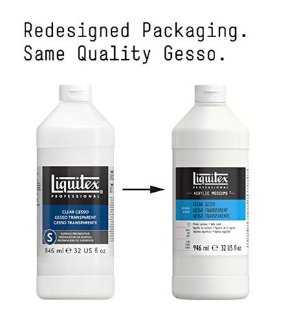 Professional Gesso Surface Prep Medium (32 Fl Oz)