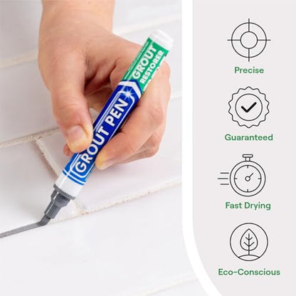 Grout Pen Grey Tile Grout Paint Marker (2 Count)