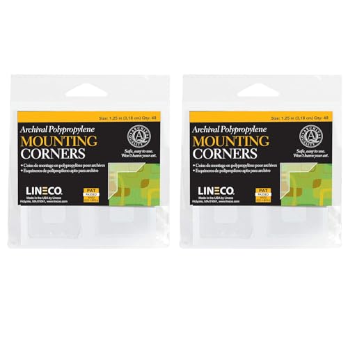 Self Adhesive Polypropylene Mounting Corners (2 Count)