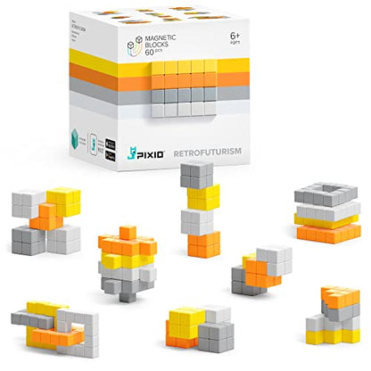 Mini Magnetic Blocks for Kids 6+ (60 Count)