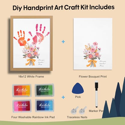 Flower Bouquet Handprint Kit