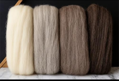 Natural Wool Bulk roving (16 Ounce)