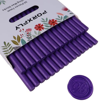 30 Pieces 7mm Sealing Wax Sticks for Glue Gun