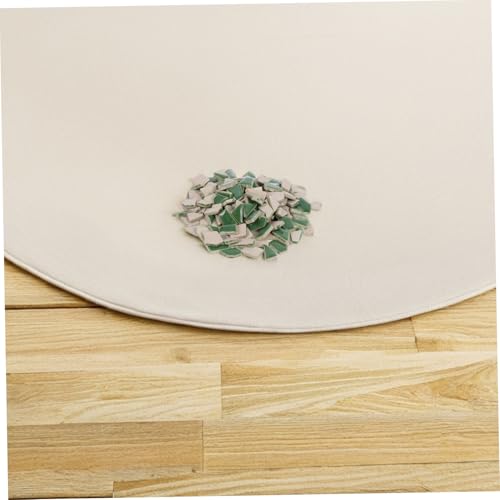 1 Pack DIY Kit Unique Green Ceramic Tiles for Stepping Stones Home Decoration and Art Projects
