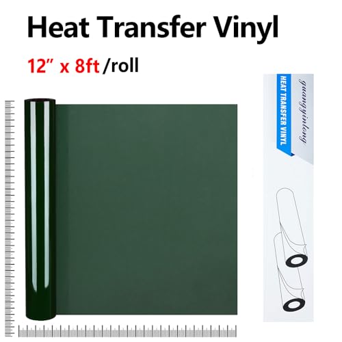 Dark Green Heat Transfer Vinyl HTV Rolls