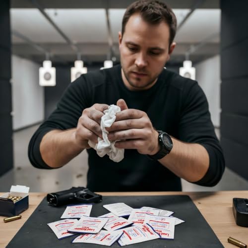 100 Pack Lead Remover Wipes for Shooting Hand Surface (100 Count)