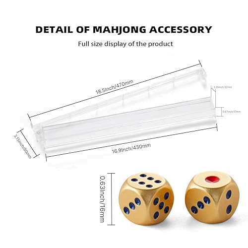 Mahjong Racks with Pushers (8 Count)