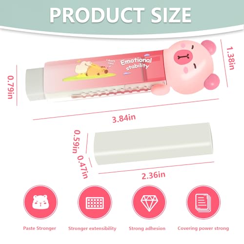 3Pcs Retractable Pencil Erasers (3 Count)
