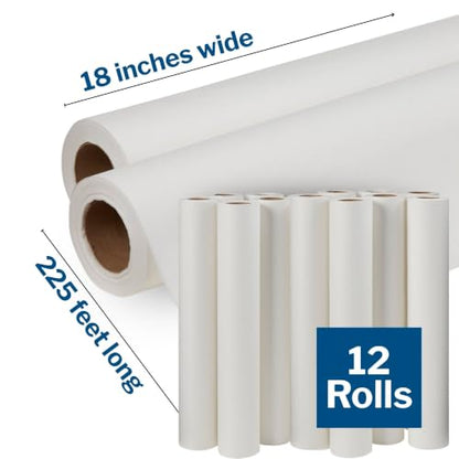 Medical Exam Table Paper Rolls (12 Count)