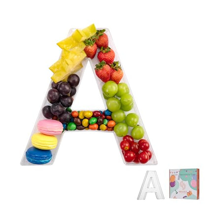 11" Clear Acrylic Letter & Number Charcuterie Tray