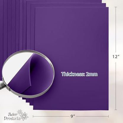 Purple EVA Foam Sheets for Crafts
