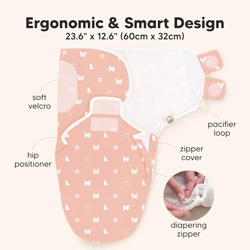 Newborn Swaddles with Zippers (3 Count)