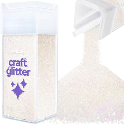 Craft Glitter Shaker Mother of Pearl Iridescent 110g Microfine (4.6 Ounce)