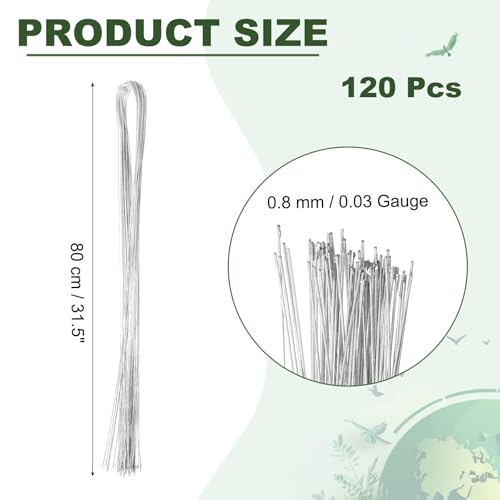 32 Inch 22 Gauge Floral Stem Wire (3 Count)