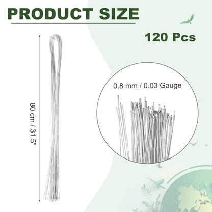 32 Inch 22 Gauge Floral Stem Wire (3 Count)