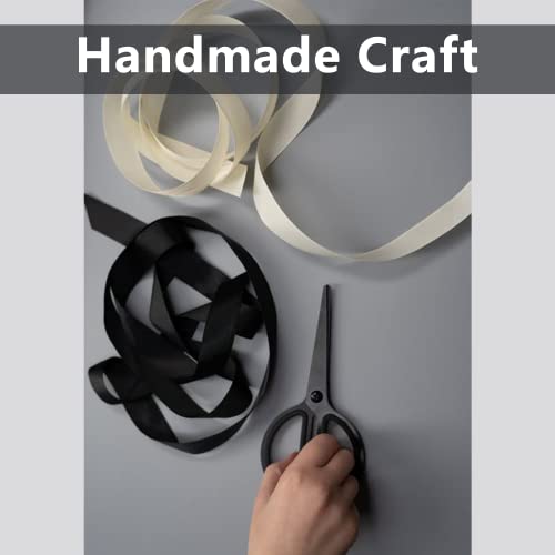 5 8" x 100 Yards Black Satin Ribbon Crafts Gift Wrapping