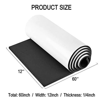 Neoprene Sponge Rubber Foam Sheets with Adhesive Backing