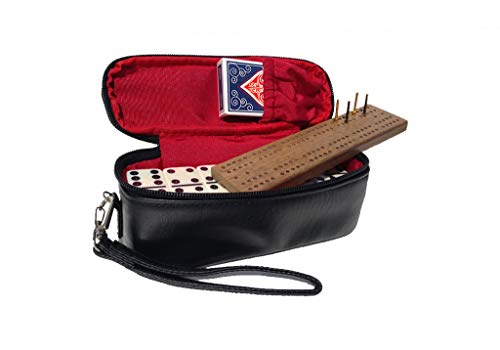 Alex Cramer The Perfect Traveler Classic Domino Set with Leather