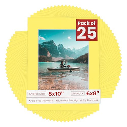 6x8 Mat for 8x10 Frame (25 Count)