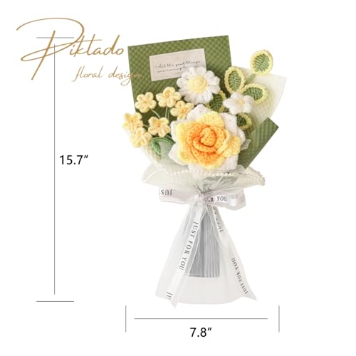 Hand Woven Crochet Flower Bouquet