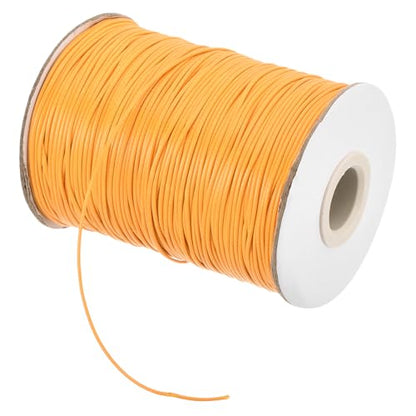 Waxed Cord 1mm Waxed Polyester Cord 175 Yard Wax String for Bracelet Making