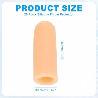 Gel Finger Cots 2"x0.67" (20 Count)