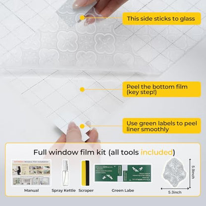 Window Privacy Film Decorative Non