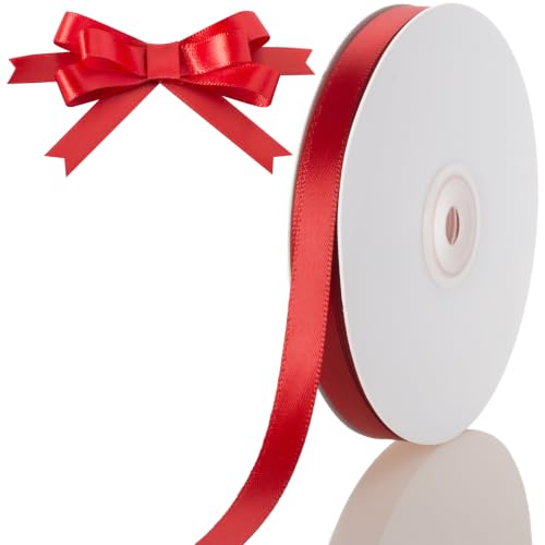 3 8 Inch Red Ribbon 50Yards