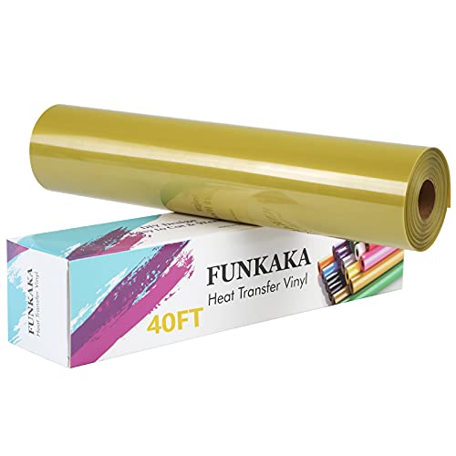 Golden HTV Heat Transfer Vinyl Rolls