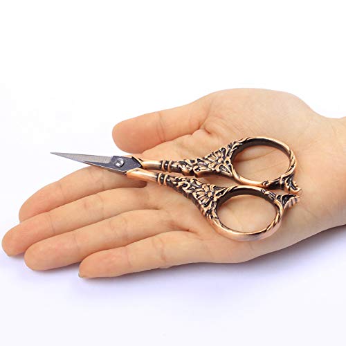 Vintage European Style Scissors Stainless Steel for Cross Stitch