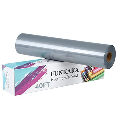 Silver HTV Heat Transfer Vinyl Rolls