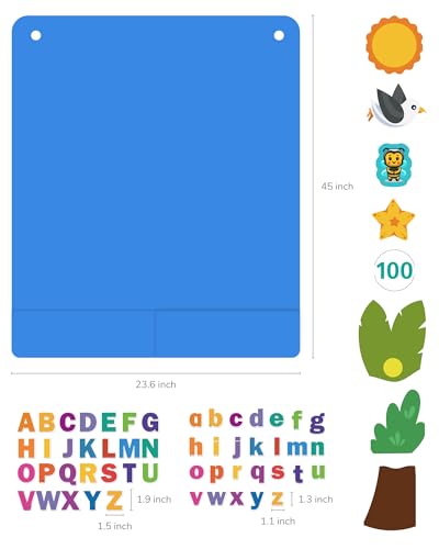 Felt Letter and Number Tree (66 Count)