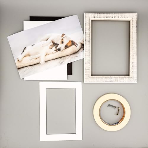 Pack of 25 Acid Free 8x10 Mats Bevel Cut for 6x8 Photos (25 Count)