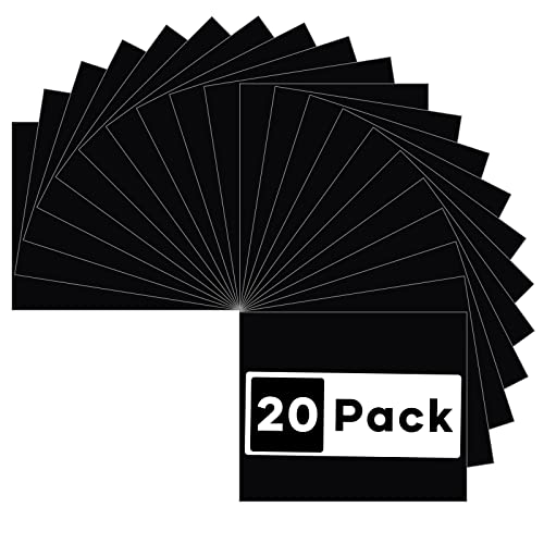 Black HTV Heat Transfer Vinyl (20 Count)