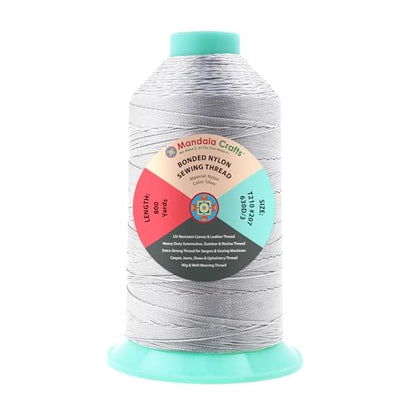 Size 207 630D T210 Silver Bonded Nylon Thread