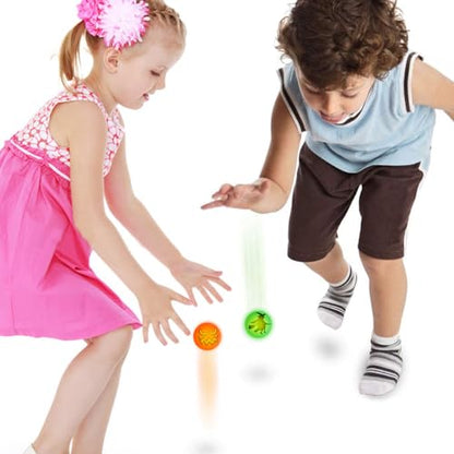 100 Pcs Glow in The Dark Bouncing Balls (8 Ounce)