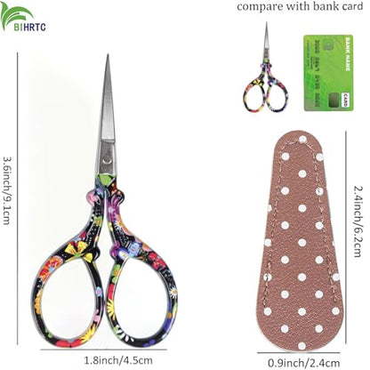 Embroidery Scissors 4.5Inch Stainless Steel Little Sewing Scissors