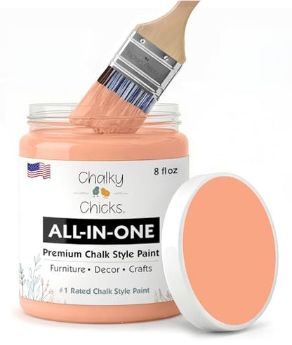 Gingers Blush Pink 8 Fl Oz Chalk Paint for Furniture
