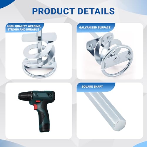 Set of 2 Paint Mixer for Drill Painting Mixer Stirrer Drill Attachment (2 Count)